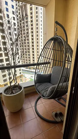 Hanging Egg Swing Chair with Cushion - Good Condition