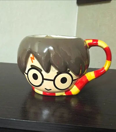 Harry Potter themed ceramic mug - cute character design