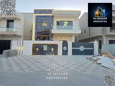 فيلا فاخرة 5 غرف ماستر مع مجلس وصالة وتكييف مركزي سعر شامل الرسوم