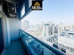🌊 Luxury Sea View 3BHK + Maid Room | Free parking | Balcony | Prime Location | Only 60K in 6 Cheq