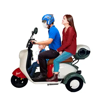 ELECTRIC PARENT children style VESPA STYLE TRIKE SCOOTER 48V 2200Aed