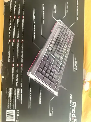 RGB Backlit Mechanical Gaming Keyboard (boxed) - Rhod