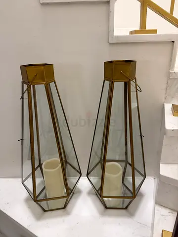 Decorative Big candle stand gold plated