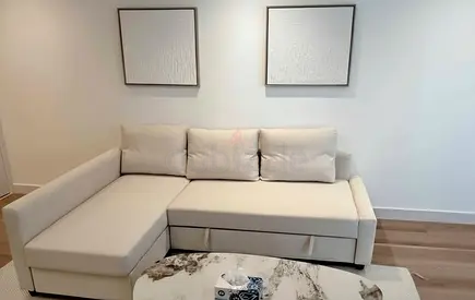 Ikea sofa cumbed with storage like new