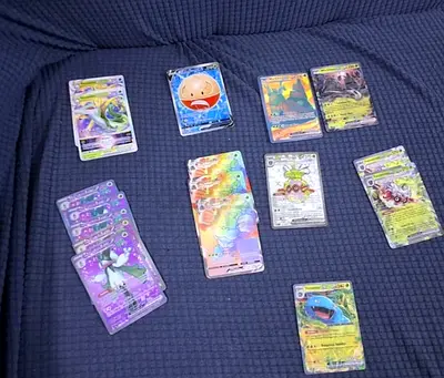 3x rillaboom Vmax,3x foretress ex, 5x meowscarada ex,2x wo-chein ex, bonus;1x hasuian electrode v.