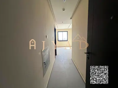 1111BR apartment for annual rent in Al Jurf 3, Ajman. First tenant, excellent finishing, spacious, near Dubai & Sharjah exits.