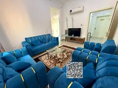 Fully furnished one-bedroom apartment for monthly rent, including all bills, second row from Ajman C