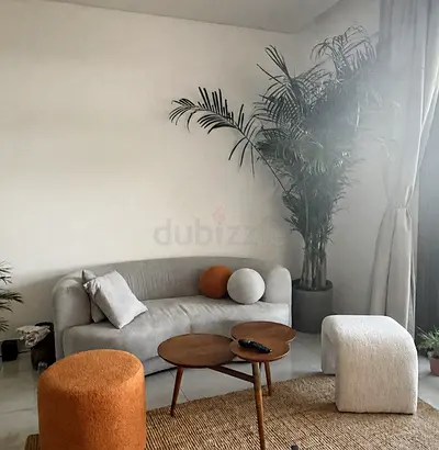 Brand new Homekode 2 seater sofa with 2 poufs