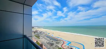 Luxury 2BRH for Rent in Ajman Corniche Tower | Full Sea View