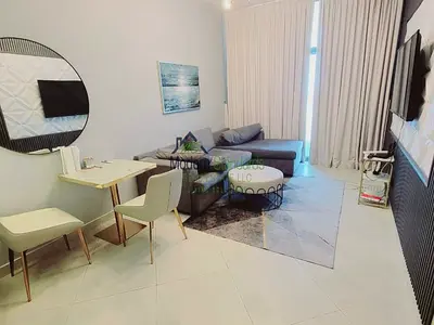 Furnished 1BR | Binghatti Avenue | Balcony & City View