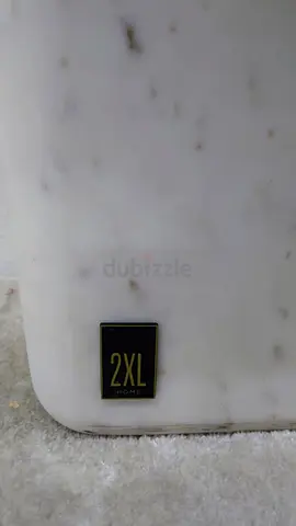 Marble Duck white side table from 2XL