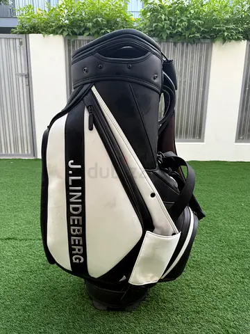 J. Lindeberg Golf Staff bag - Black  White