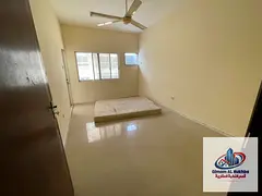 One bedroom and living room for rent in Al Qasimia Station with a balcony. Comfortable space, no air