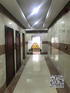 Studio for annual rent in Al Rashidiya 2 – Ajman, new family building behind Falcon Towers, prime 