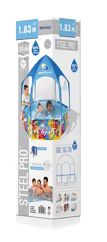 Kids pool with Shed