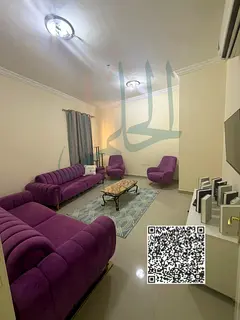 Fully furnished one-bedroom apartment for monthly rent, including all bills, behind Thamar Al Bahr R