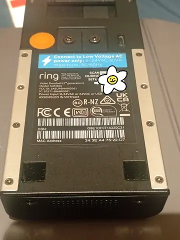 Ring Video Doorbell (2nd Gen) - Used, Working