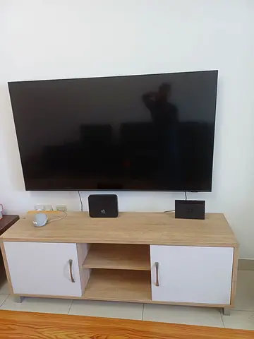 Samsung 65 Inch TV with TV Table