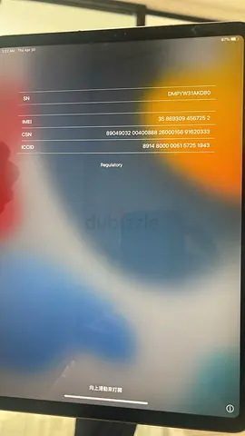 Apple iPad Pro 12.9 (Wi‑Fi + Cellular)