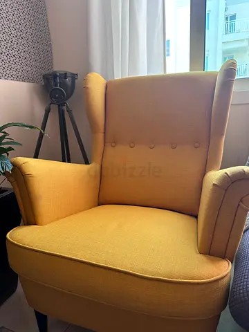 IKEA yellow wings chair