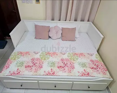 Ikea Day bed with two mettreses available in perfect condition