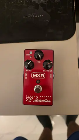 MXR Custom Badass 78 Distortion Guitar Pedal - Red