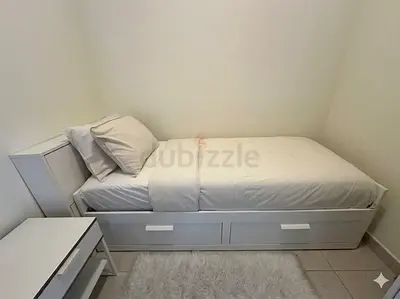 IKEA Single bed with side table