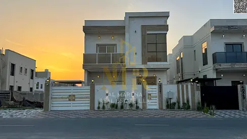 فيلا فاخرة للبيع في الزاهية – عجمان | تشطيب شخصي سوبر ديلوكس بسعر شامل كهرباء ومية  تملك حر