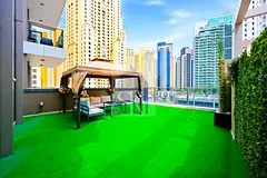 Furnished | Rare Terrace | Marina view | Multiple cheqs