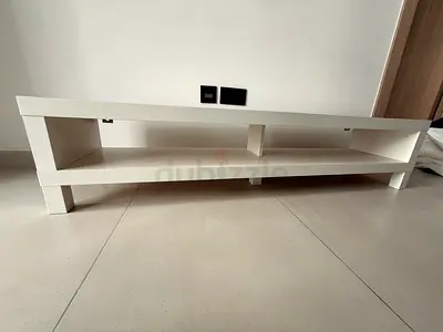 White TV Stand Bench