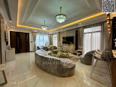Luxury villa for sale in Al Amrah | Land area 3014 sq ft | Built-up area 4300 sq ft | 6 master bedrooms | Spacious majlis and living room | Modern des