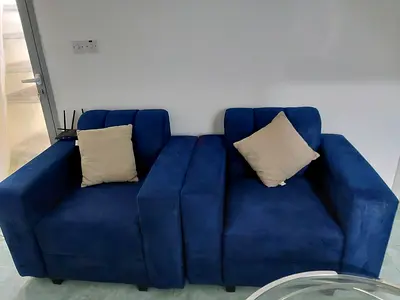 5 seater Sofa set (Cleaned) will deliver