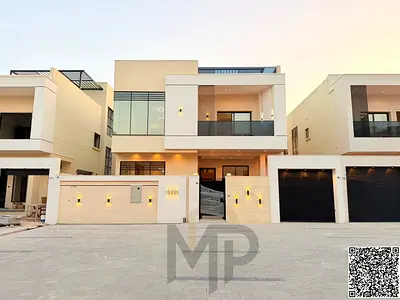 Luxury villa for sale in Al Zahiyah area, Ajman, next to Al Qabail Mall and near the mosque, price