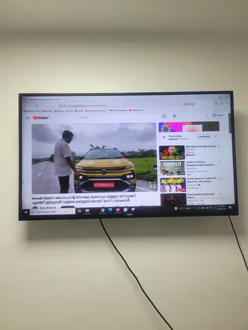 42–50 inch LED TV wall-mounted — Good working condition