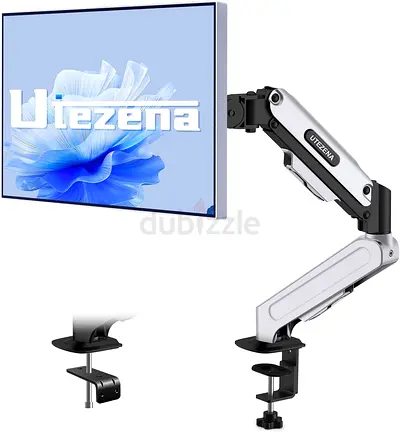 3213 - Single Monitor Arm Desk Mount, Gas Spring Stand Fits 13 to 32 Inch Screens of 2-9kg, Anti-Sha