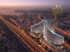 One-bedroom apartment overlooking the marina | Bin Ghati Sky Flame 1 | Free apartment