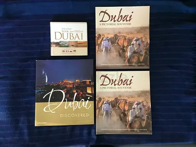 4 Vintage DUBAI Travel Books