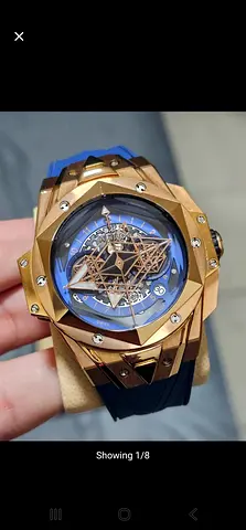 HUBLOT BIG BANG SANG BLEU II LIMITED EDITION CLONE WATCH......HIGH GRADE