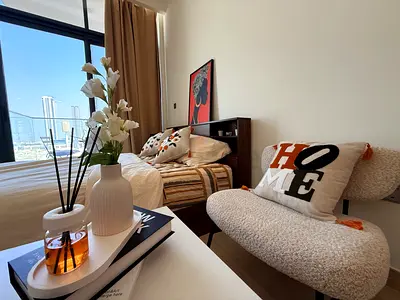 Direct From owner Summer offer l All bills including l Fully furnished with burj view