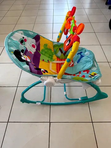 Baby rockers with toy bar - gently used