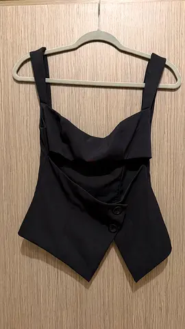 Black Corset Top - Size S