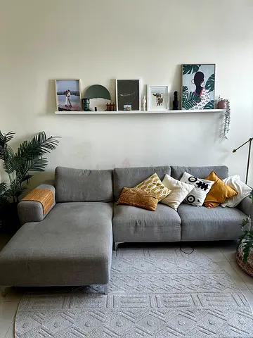 Verona 3-Seater Fabric Sofa “L” shape