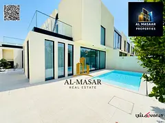 Villa in Al Zorah, Ajman, in the heart of the golf course complex. Freehold ownership, including ele