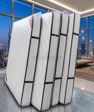 Set of 4 New Single/Double Mattresses - Firm Support, Wrapped