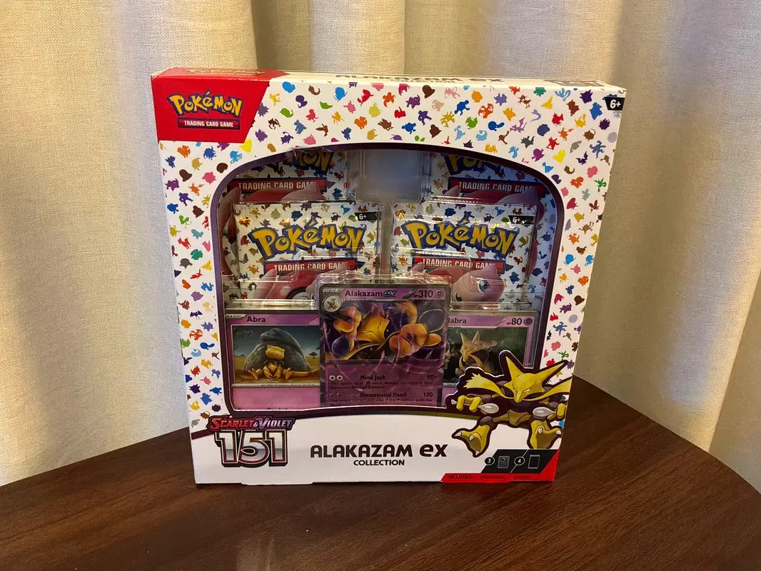 Pokmon TCG 151 (x4 Booster Packs) - Alakazam EX Collection - Sealed Box |  dubizzle Dubai