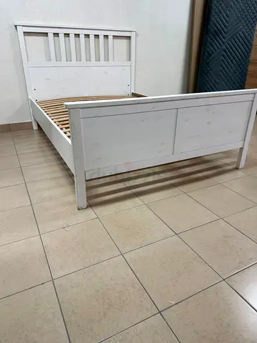 White IKEA bed