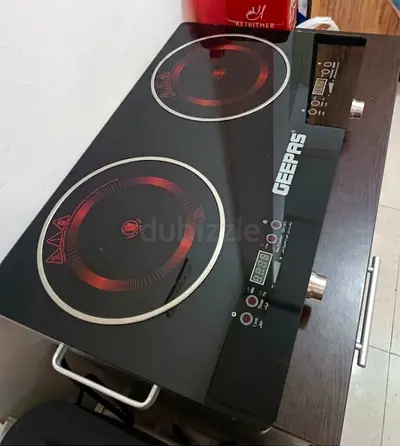 Geepas Double Electric Ceramic Hot Plate Hob - Good Condition