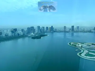شقة فاخرة |اطلالة بحر بانورامية| غرفةخادمة
