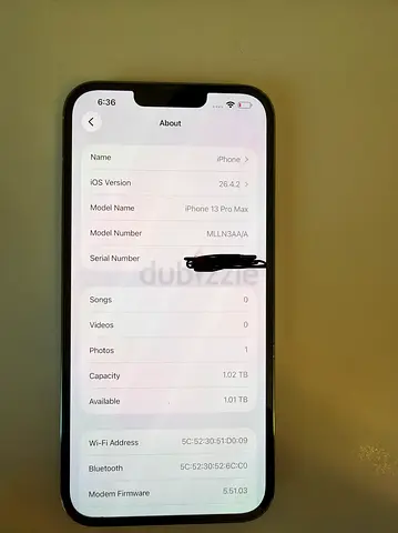 iPhone 13 Pro Max 1TB - Good Condition WITH CHARGER AND CABLE