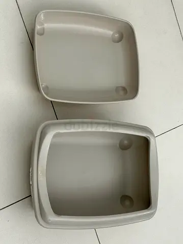 Cat Litter Box - Gray (Set of 2)